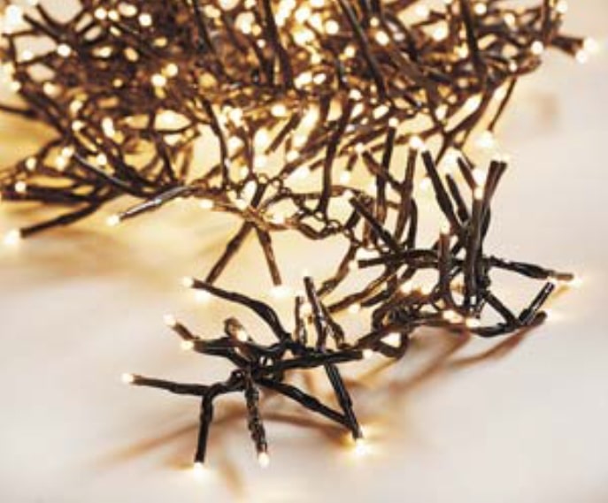 Conzept Klyngelyskæde 4,5 meter - 768LED varm hvid